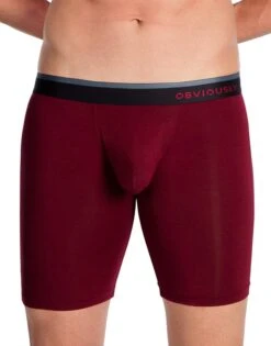 Obviously Men's PrimeMan Long Boxer Brief A01 -Wacoal Shop Obviously A01 Maroon 1L B 3 5092df07 5dce 488e 942f 7882f2d6ad8e
