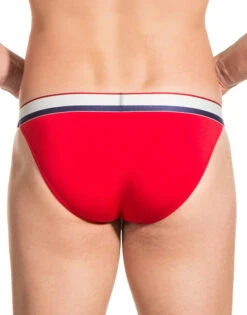 Obviously Men's PrimeMan Bikini Brief A05 -Wacoal Shop Obviously A05 Red 1D B 3
