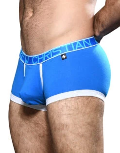 Andrew Christian Fly Tagless Boxer W/ Almost Naked 92188 17 Andrew Christian Fly Tagless Boxer W/ Almost Naked 92188 -Wacoal Shop Oct 92188Boxer Blue02
