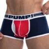 PUMP Academy Touchdown Low Rise Navy/Red/White Cotton Trunk 11077 -Wacoal Shop PUMP 11077 Navy Red B 1