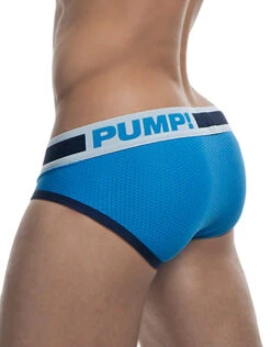 PUMP! Men's True Blue Low Rise Mesh Brief 12031 7 PUMP! Men's True Blue Low Rise Mesh Brief 12031 -Wacoal Shop PUMP 12031 Blue B 3