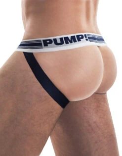 PUMP! Men's Free Fit Low Rise Jock Navy 15034 -Wacoal Shop PUMP 15034 01 Navy B 2