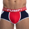 PUMP Academy Access Backless Trunk Navy/Red/White 15037 -Wacoal Shop PUMP 15037 Navy Red B 1