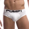 PUMP! Men's Classic Low Rise Mesh White Briefs 12008 2 PUMP! Men's Classic Low Rise Mesh White Briefs 12008 -Wacoal Shop PUMP 12007 White B 1
