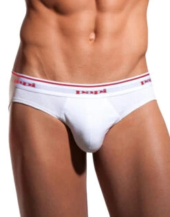 Papi 3-Pack Pure Cotton Low Rise Briefs 554101 -Wacoal Shop Papi 554101 White 100 B 6