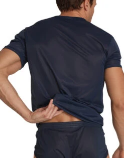 Players Tricot Nylon Crew T-Shirt NTS1 -Wacoal Shop Players NTS1 Navy T 2