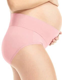 Playtex Maternity V-Front Hipster 3-Pack PMVFHS -Wacoal Shop Playtex PMVFHS In the NavyWhite Dot PrintWhiteGentle Peach B 5