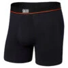 SAXX Non-Stop Stretch Cotton Boxer Brief Fly SXBB46 -Wacoal Shop SAXX SXBB46 BLK B 1 Recovered