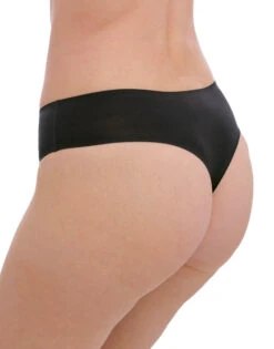 Fantasie Smoothease Invisible Stretch Thong FL2327 -Wacoal Shop SMOOTHEASE BLACK INVISIBLE STRETCH THONG FL2327 S TRADE 3000 SS22