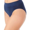 Vanity Fair No Pinch, No Show Hi Cut Seamless Brief 13171 -Wacoal Shop Vanity Fair 13171 Ghost Navy Lace B 1 1