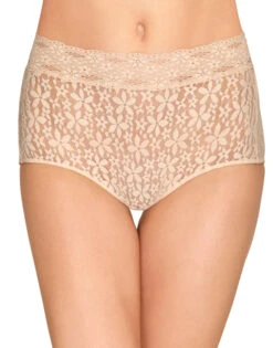 Wacoal Halo Lace Brief 870405 -Wacoal Shop Wacoal 870405 Nude B 1