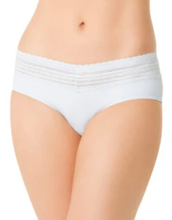 Warner's No Pinching. No Problems With Lace Hipster 5609J -Wacoal Shop Warner s 5609J Ballad Blue Dot B 38f5f3b5 885e 457e ab90 bcf196d9160c