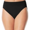 Warner's No Pinching No Problems High Cut Brief Panty 5138J -Wacoal Shop Warners 5138J Rich Black UB B