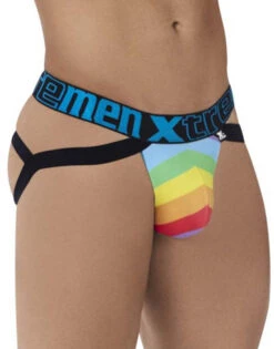 Xtremen Microfiber Pride Jockstrap 91083 -Wacoal Shop Xtremen 91083 Blue 3