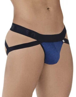 Xtremen Microfiber Jacquard Jockstrap 91085 -Wacoal Shop Xtremen 91085 Royal 3